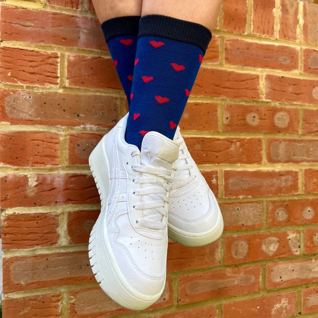 Heart Bamboo Socks Socks Swole Panda