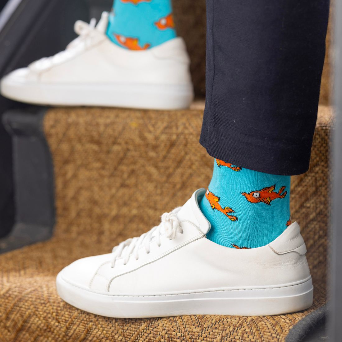 Guppy Fish Bamboo Socks Socks Swole Panda