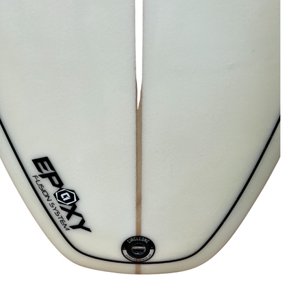 8ft Southern Swells Round Tail Clear Epoxy Finish (FINS Included)