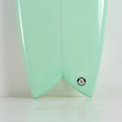 5' 11" Heritage Twin Keel Fish in Gloss Tint Surfboard Circle One Surf