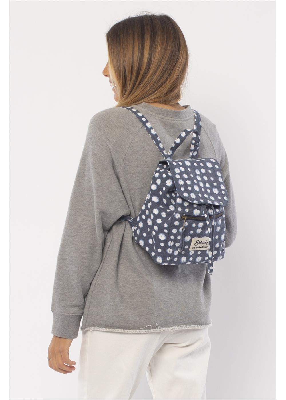 Sisstrevolution Sunshine Days Mini Backpack ladies bags Sisstrevolution O/S Indigo