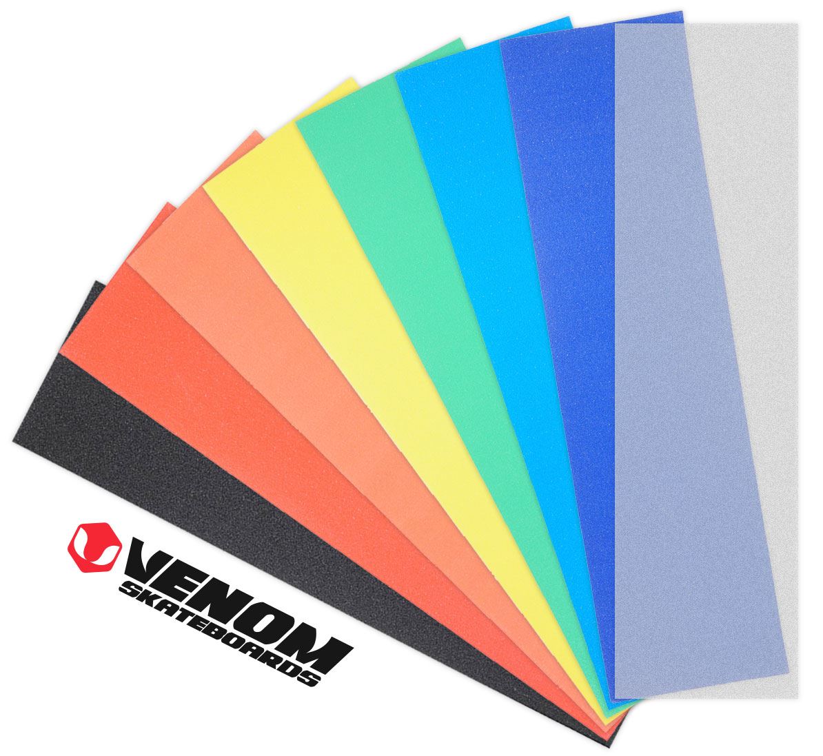 Venom Professional Grade Skateboard Griptape 9" x 33" - Sky Blue Grip Tape Venom Skateboards