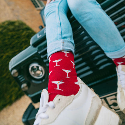 Martini Bamboo Socks Socks Swole Panda