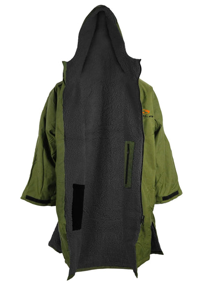 Sola Waterproof Dry Changing Robe Coat Khaki Black Poncho Sola