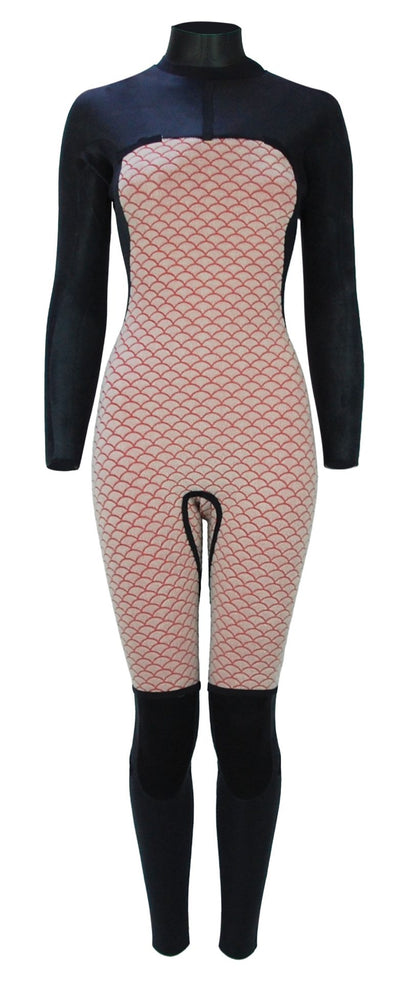 Sola Nova Womens 5/4mm Chest Zip Wetsuit Slate Wetsuits Sola