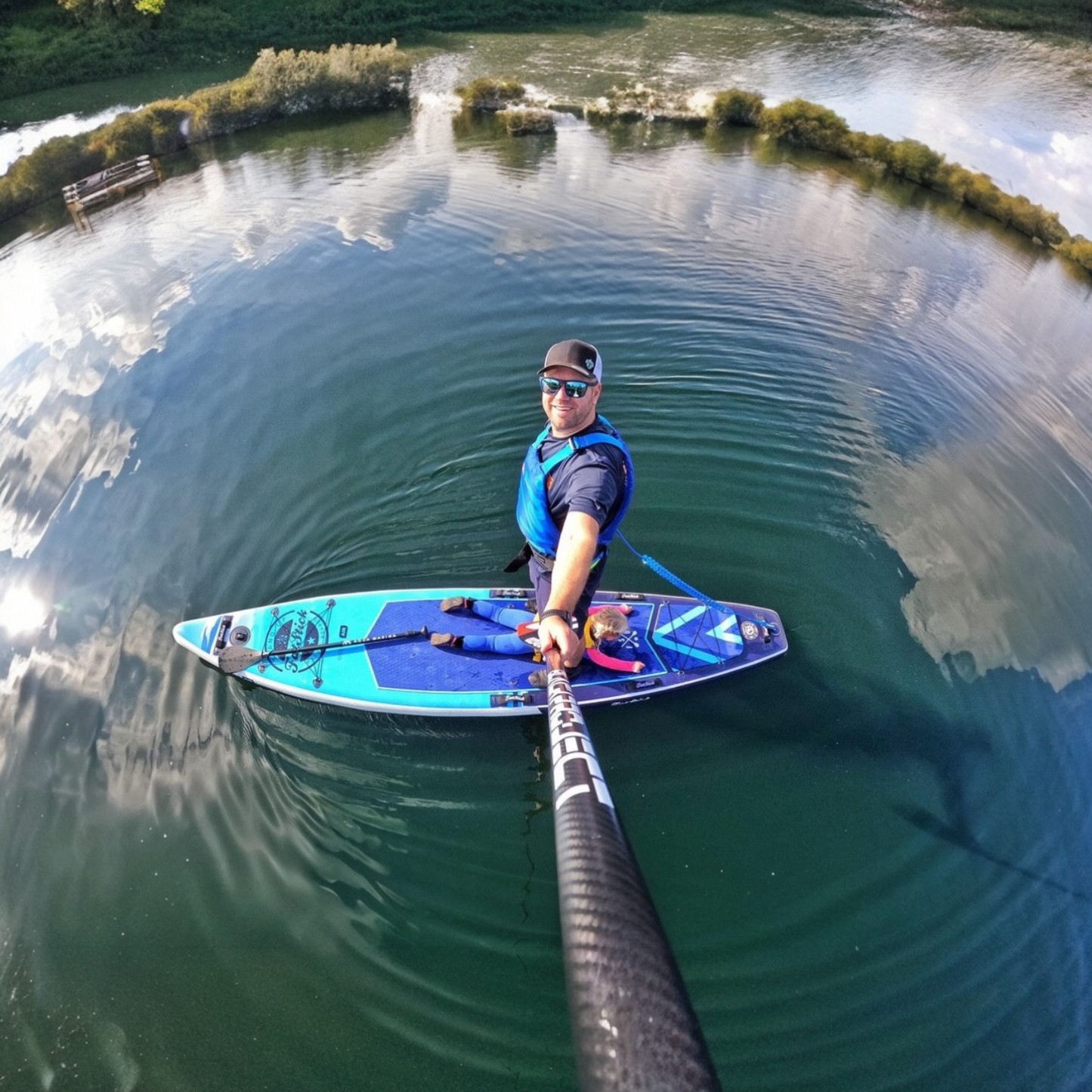 FatStick 12'6 Inflatable Touring Paddle Board SUP Package | With Seat SUPs FatStick Boards