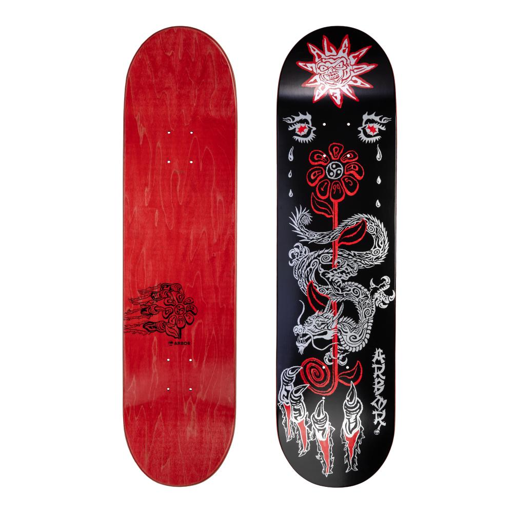 Arbor Pro Alec Majerus Lucky Dragon 8.25 Skateboard Deck Skateboard Deck Arbor