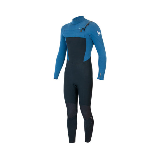 Alder Kids Comp CX Junior 4/3mm Chest Zip Blue Wetsuit