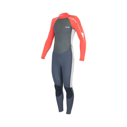 Alder Impact Junior 3/2 Full Length Kids Wetsuit Wetsuit Alder Red Age 6