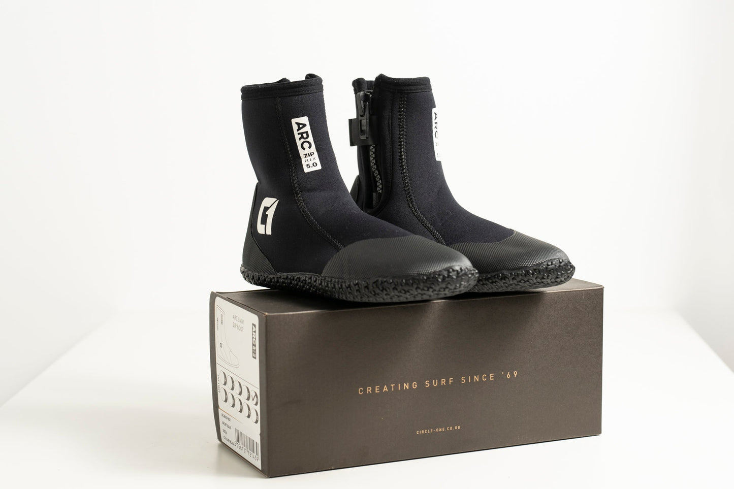 5mm ARC Adult Winter Zipped Wetsuit Boots Wetsuit Boots Circle One Surf