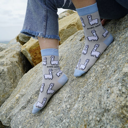 Save the Alpaca Bamboo Socks Socks Bare Kind