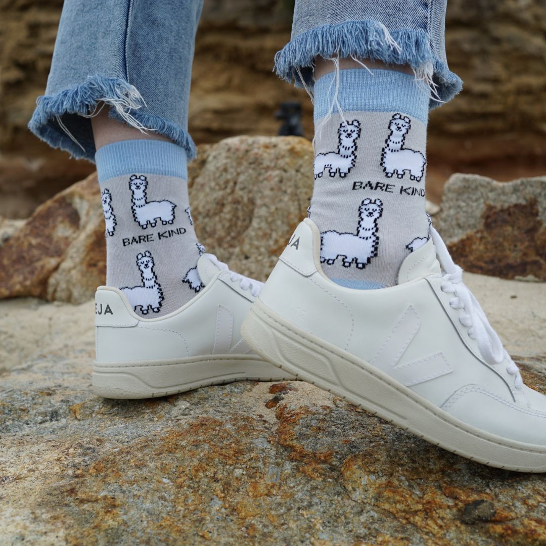 Save the Alpaca Bamboo Socks Socks Bare Kind