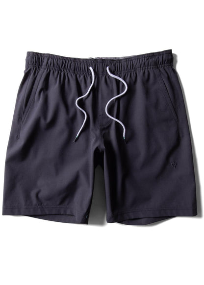 Vissla Hemp No See Ums Eco 17" Boys Elastic Walkshort boys shorts Vissla Black M