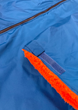 Sola Waterproof Dry Changing Robe Coat Blue/Orange