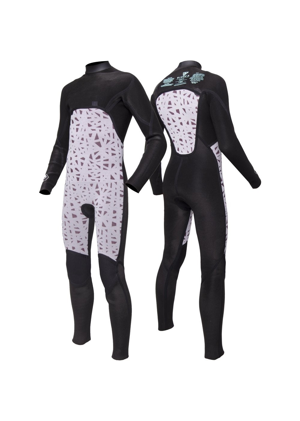 Vissla 7 Seas boys 3-2 full chest zip wetsuit kids wetsuit Vissla
