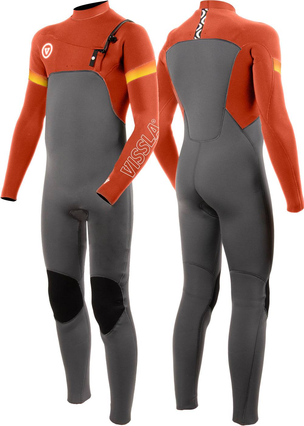Vissla 7 Seas Boys Raditude 3-2 Full Chest Zip Wetsuit kids wetsuit Vissla