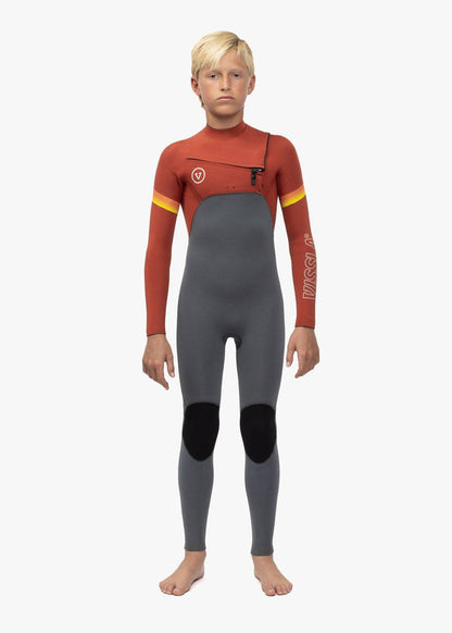 Vissla 7 Seas Boys Raditude 3-2 Full Chest Zip Wetsuit kids wetsuit Vissla