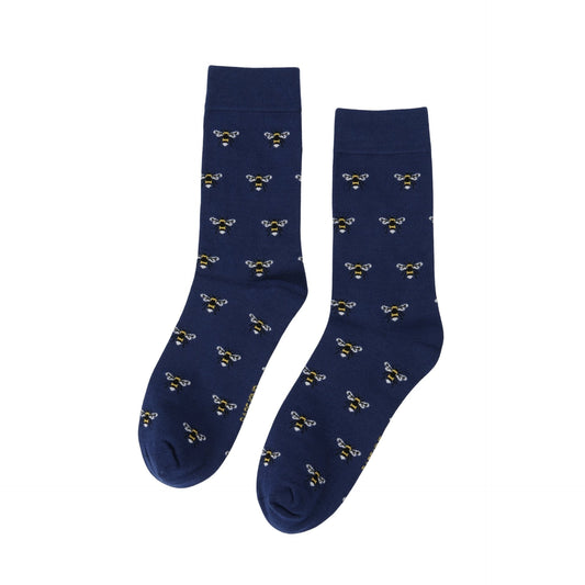 Save the Bee Small Motif Bamboo Socks Socks Bare Kind