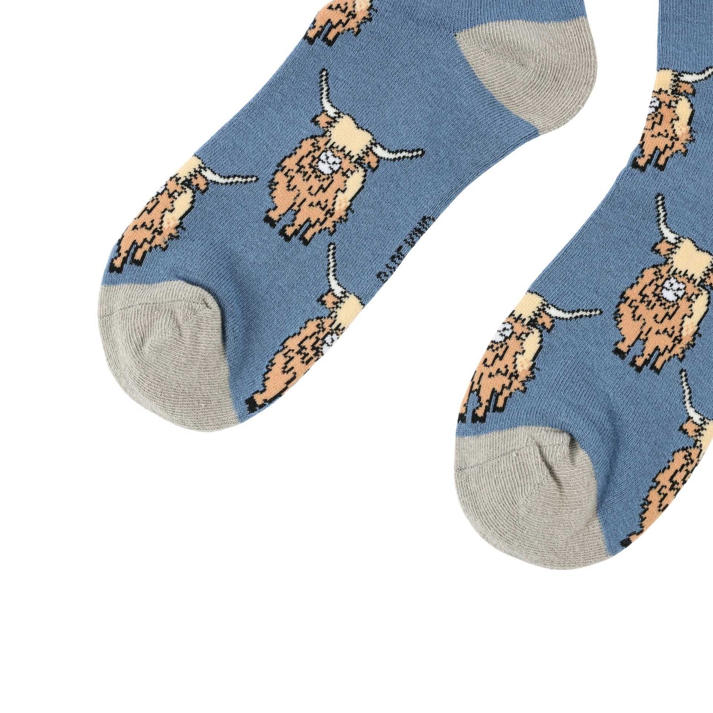 Save the Highland Cow Bamboo Socks Socks Bare Kind