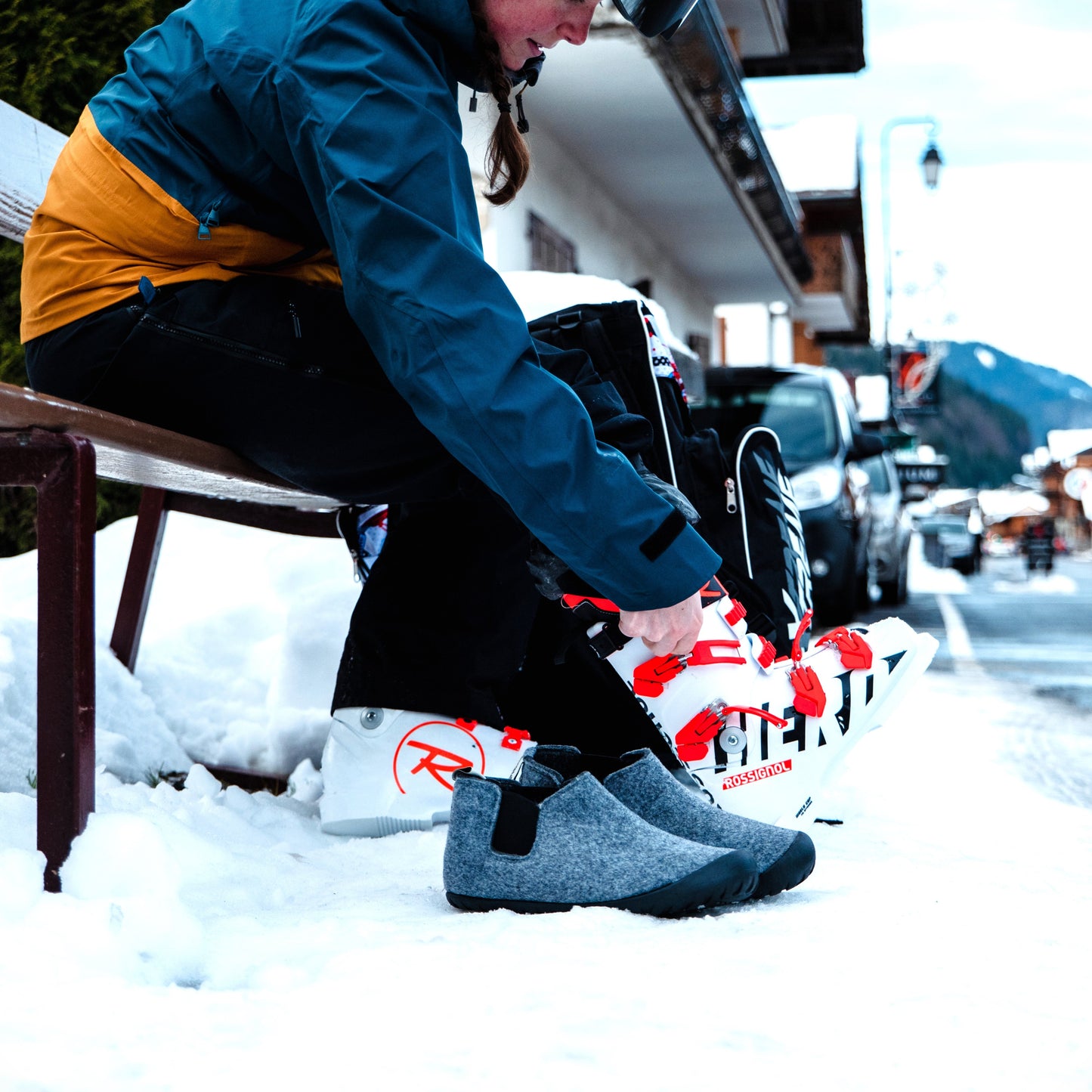 Brumby - Women's - Grey & Charcoal Brumby Slippers Gumbies