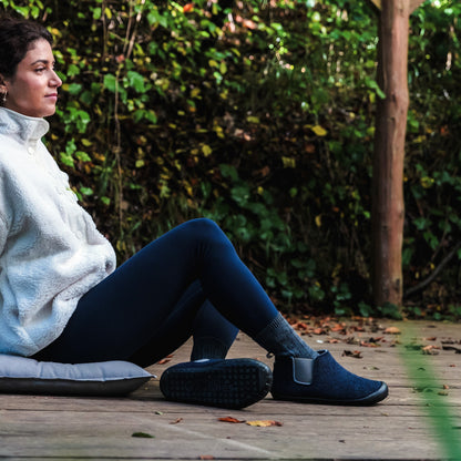 Brumby - Women's - Navy & Grey Brumby Slippers Gumbies