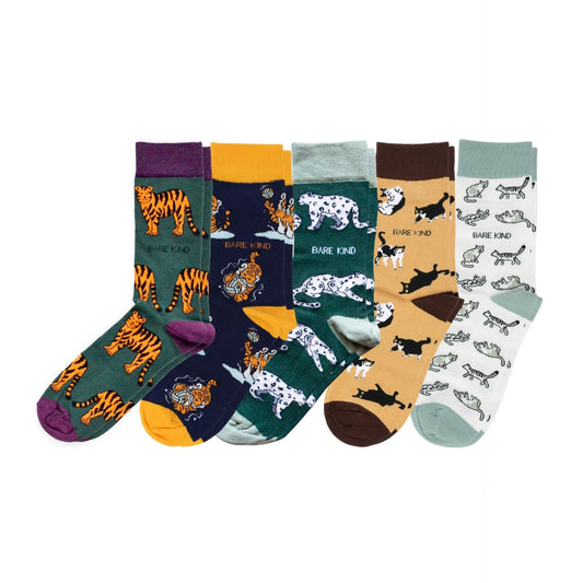 Ultimate Cat Bamboo Sock Set Socks Bare Kind
