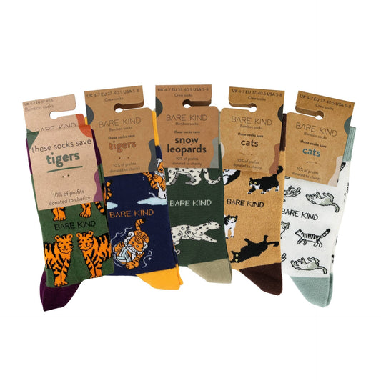 Ultimate Cat Bamboo Sock Set Socks Bare Kind