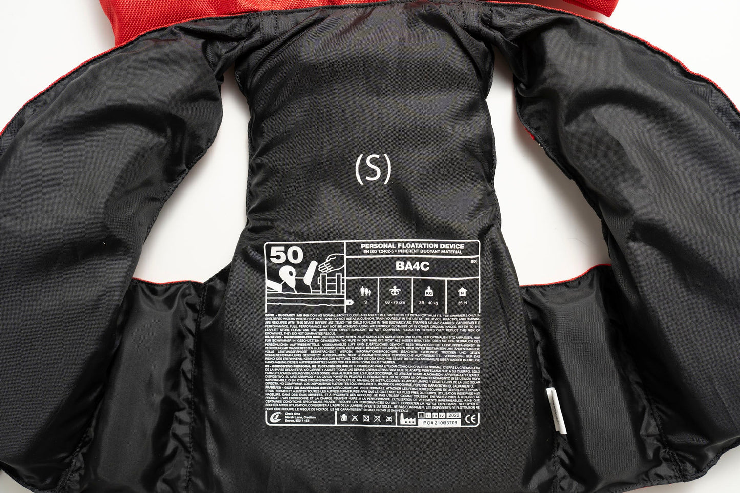 40N Child Buoyancy Aid Centre PFD, 3 Straps & Collar (One Size) Buoyancy Aid Circle One Surf