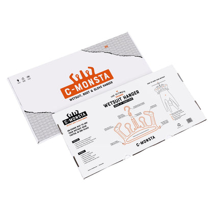 C-Monsta Wetsuit Hanger V2 - Orange (UK) wetsuit hanger C-MONSTA