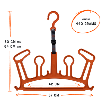 C-Monsta Wetsuit Hanger V2 - Orange (UK) wetsuit hanger C-MONSTA