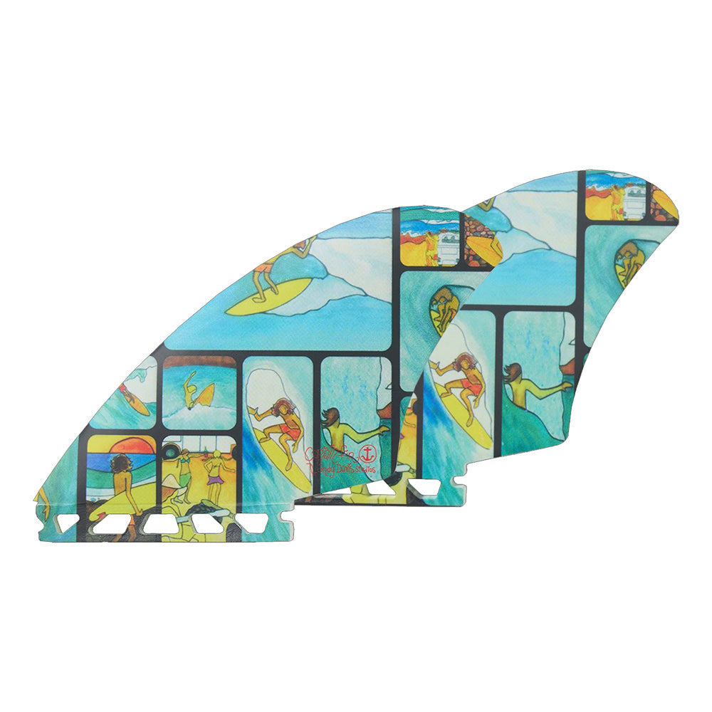 Captain Fin Co - Andy Davies Keel - Large - Multi (Futures) Surfboard Fins Captain Fin Co