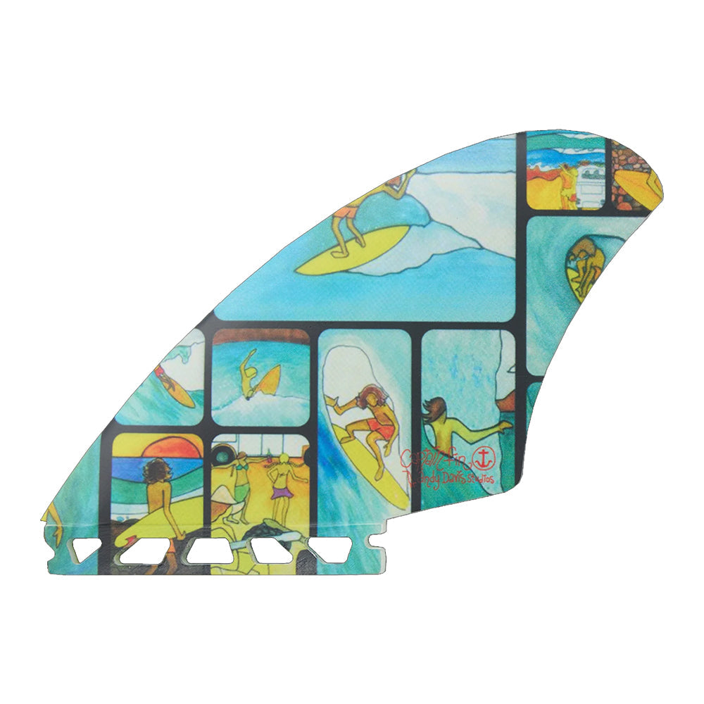 Captain Fin Co - Andy Davies Keel - Large - Multi (Futures) Surfboard Fins Captain Fin Co
