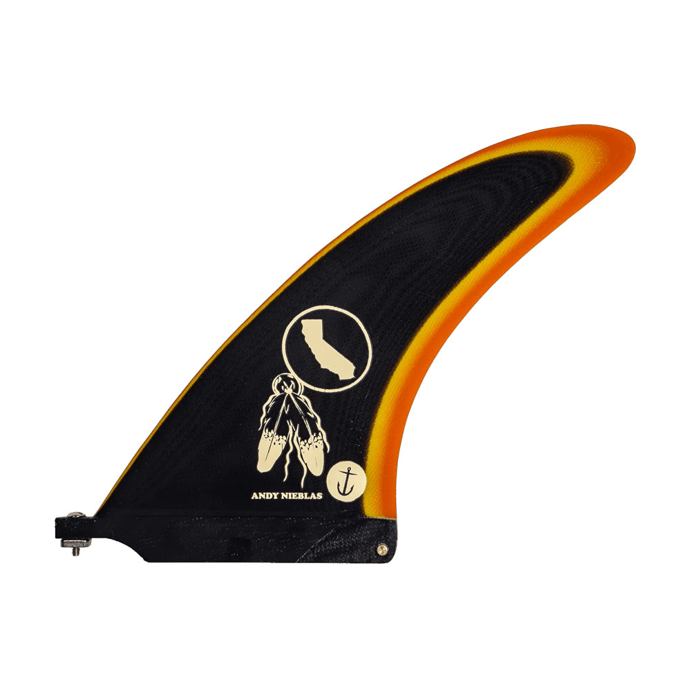 Captain Fin Co - Andy Nieblas - 7.5 - Black Surfboard Fins Captain Fin Co Black 7.5"