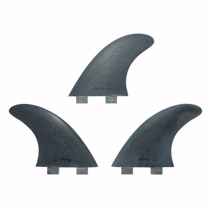 Captain Fin Co - Archy Man In Black Tri - Medium - Black (FCS) Surfboard Fins Captain Fin Co
