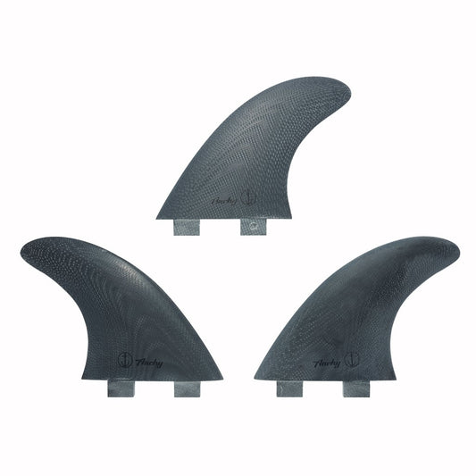 Captain Fin Co - Archy Man In Black Tri - Medium - Black (FCS) Surfboard Fins Captain Fin Co