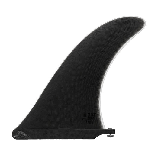 Captain Fin Co - Black Rose MFG - 9.75 - Black/White Surfboard Fins Captain Fin Co