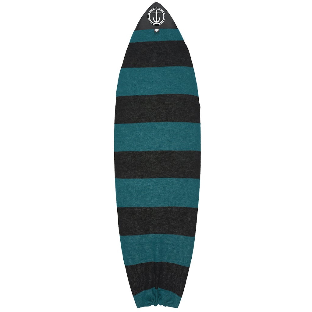 Captain Fin Co - Hybrid Boardsock - Black & Green Surfboard Cases & Bags Captain Fin Co Black & Green 5'2''