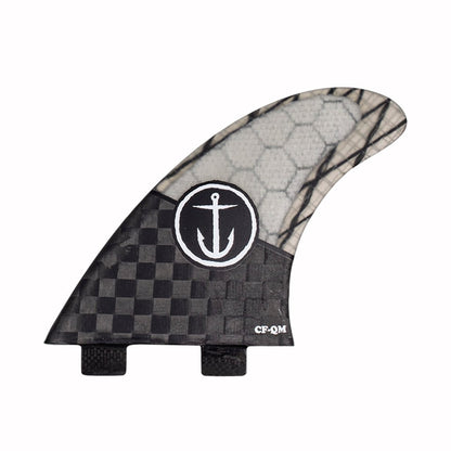 Captain Fin Co - CF Quickness Tri - SM/MD/LG - Black (FCS) Surfboard Fins Captain Fin Co Black Small