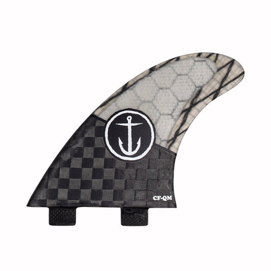 Captain Fin Co - CF Quickness Tri - SM/MD/LG - Black (FCS) Surfboard Fins Captain Fin Co Black Small