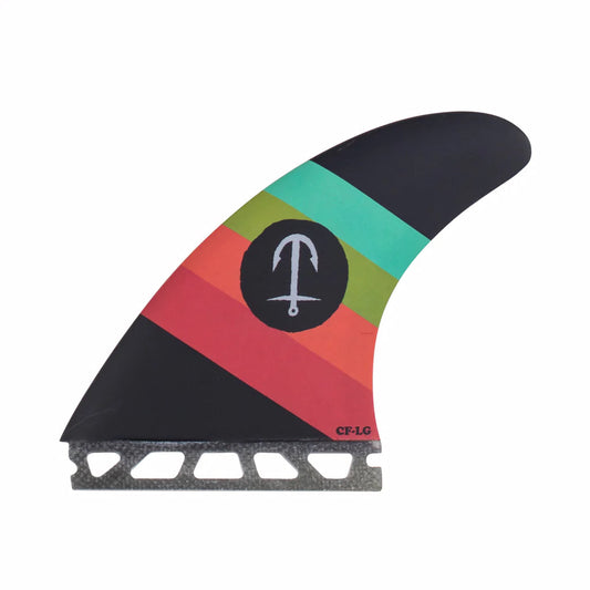 Captain Fin Co - CF Series 5 Fin - SM/MD/LG - Black (Futures) Surfboard Fins Captain Fin Co Black Small
