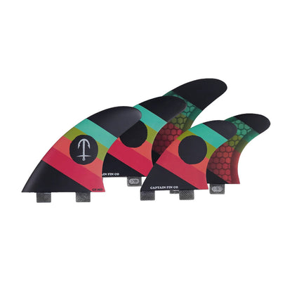 Captain Fin Co - CF Series 5 Fin - SM/MD/LG - Black (FCS) Surfboard Fins Captain Fin Co