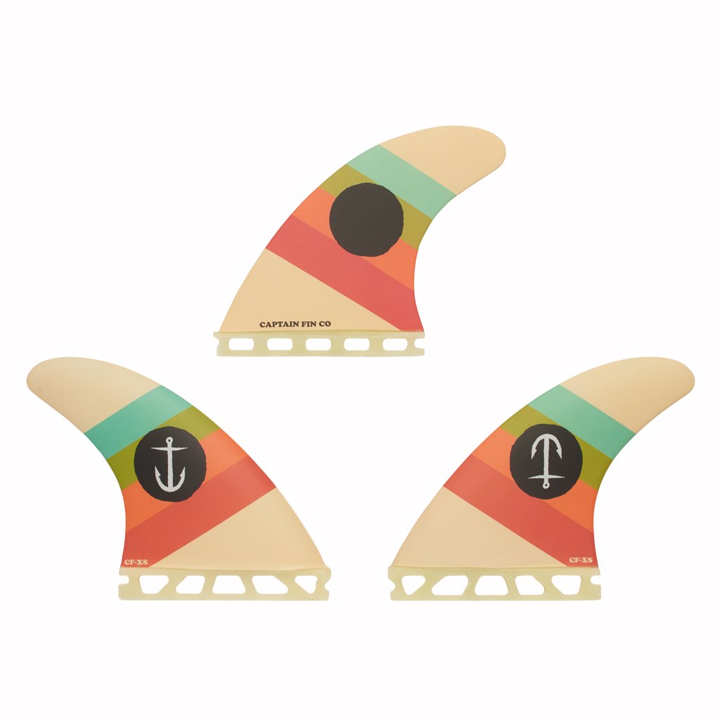 Captain Fin Co - CF Series Tri - XS/SM/MD/LG - Cream (Futures) Surfboard Fins Captain Fin Co