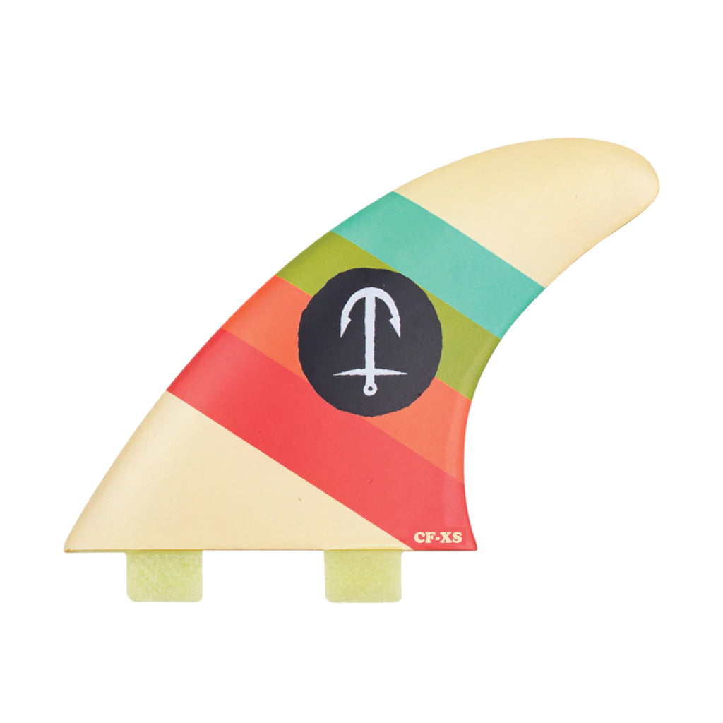 Captain Fin Co - CF Series Tri - XS/SM/MD/LG - Cream (FCS) Surfboard Fins Captain Fin Co Cream X Small