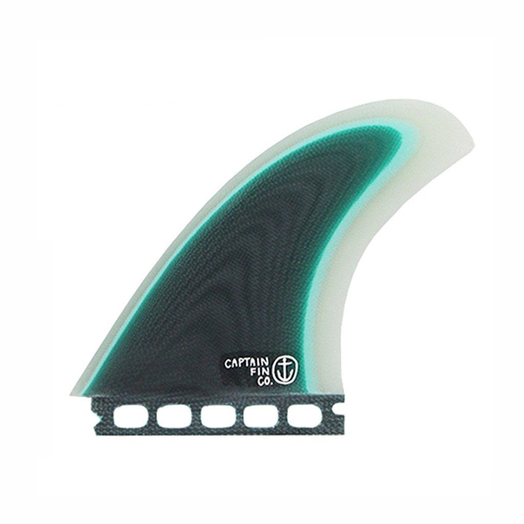 Captain Fin Co - CF Twin Especial + Trailer - Medium - Seafoam (Futures) Surfboard Fins Captain Fin Co Seafoam Medium