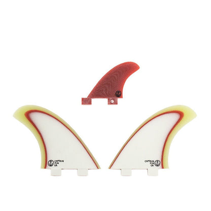 Captain Fin Co - CF Twin Especial + Trailer - Medium - Honey (FCS) Surfboard Fins Captain Fin Co