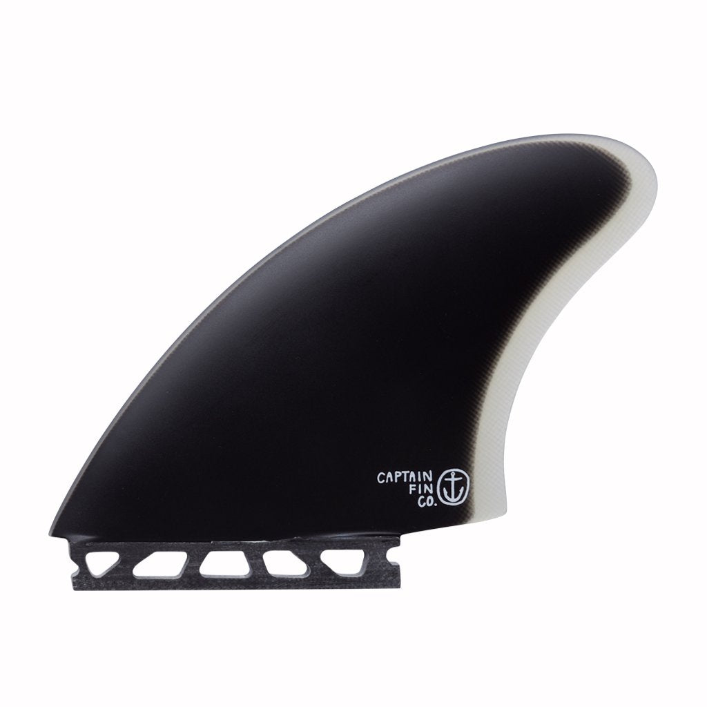 Captain Fin Co - CF Twin Keel - Large - Black (Futures) Surfboard Fins Captain Fin Co Black Large