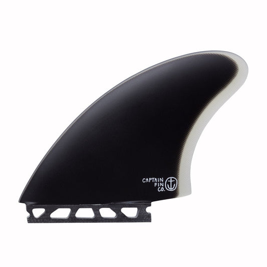 Captain Fin Co - CF Twin Keel - Large - Black (Futures) Surfboard Fins Captain Fin Co Black Large