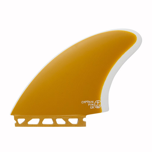 Captain Fin Co - CF Twin Keel - Large - Yellow (Futures) Surfboard Fins Captain Fin Co Yellow Large
