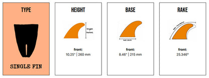 Captain Fin Co - CF Vamp Pivot - 9.75/10/10.25 - Green Surfboard Fins Captain Fin Co