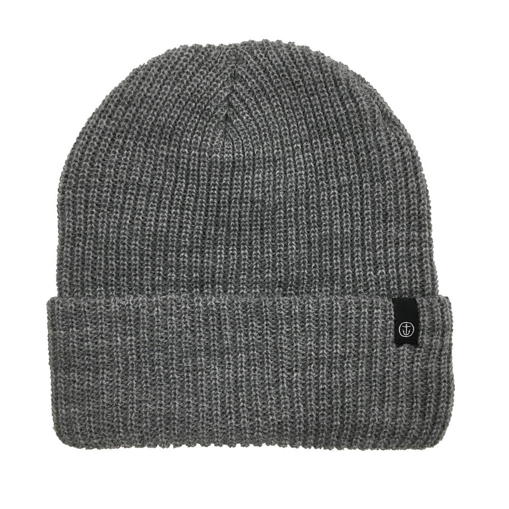 Captain Fin Co - Captain Beanie - Heather Grey Beanie Hat Captain Fin Co Heather Grey